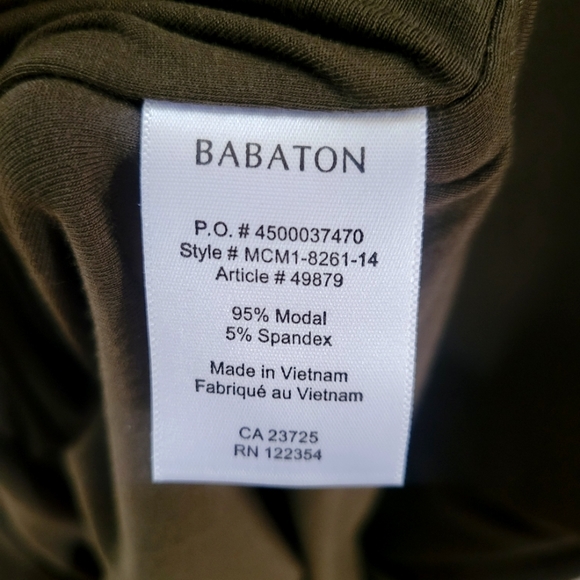 Babaton Knit Drape Dress L - Picture 4 of 4